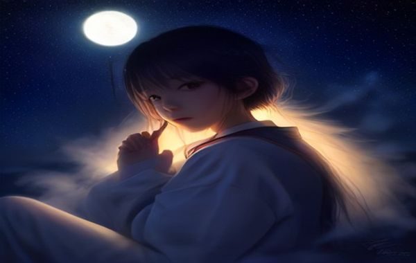 深夜独居年轻人躺在沙发上用平板观看午夜视频，房间灯光昏黄温暖，画面充满深夜陪伴感
